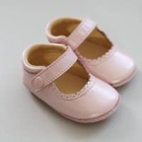 Abbey Shoes in Baby Pink (Defect)