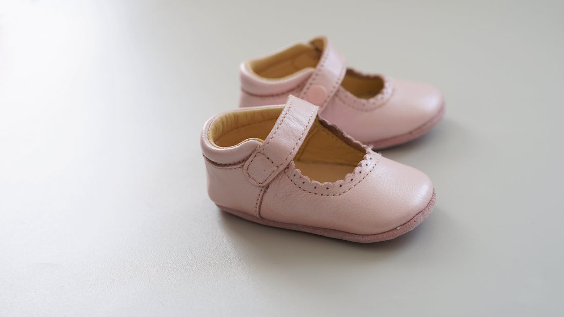 Abbey Shoes in Baby Pink (Defect)