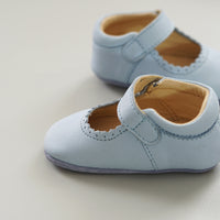 Abbey Shoes in Baby Blue (Defect)