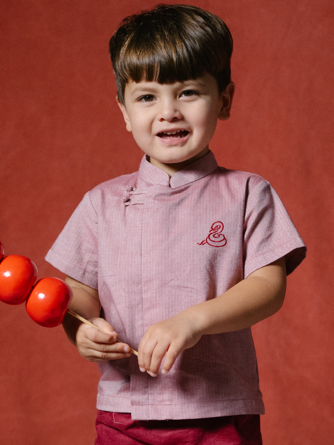 Jasper Top in Scarlet Red