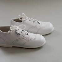 Bristol Shoes in White (Defect)