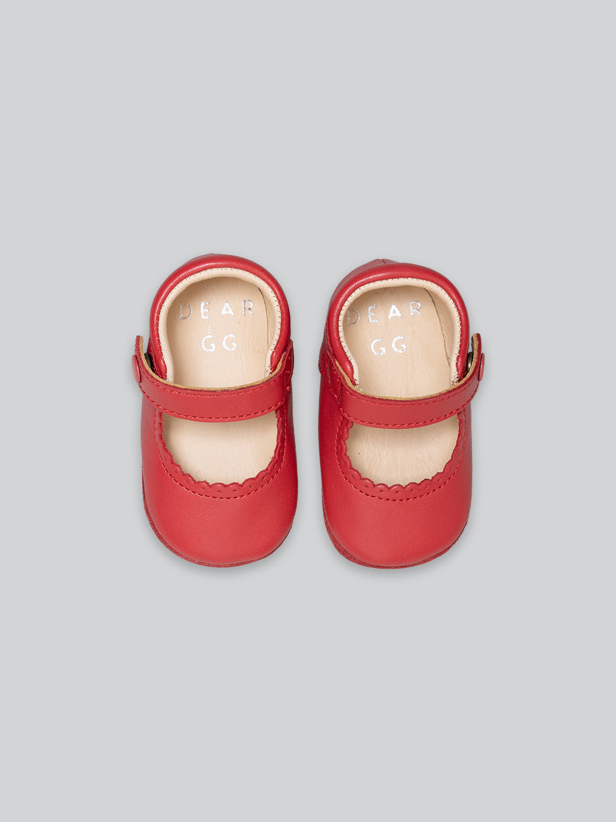 Abbey Shoes in Berry Red