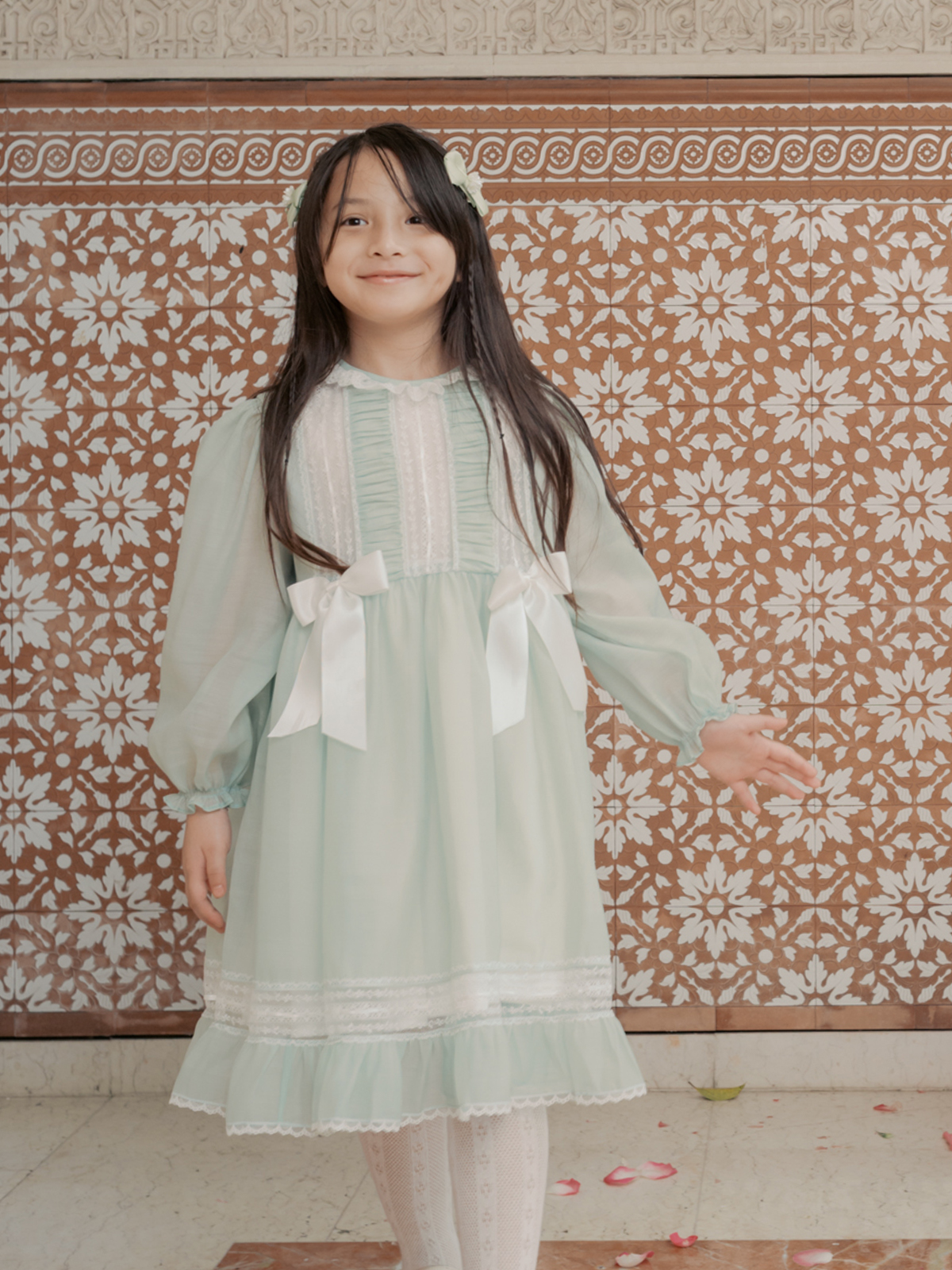 Arianna Dress in Mint  (Shipping starts from 5 March)