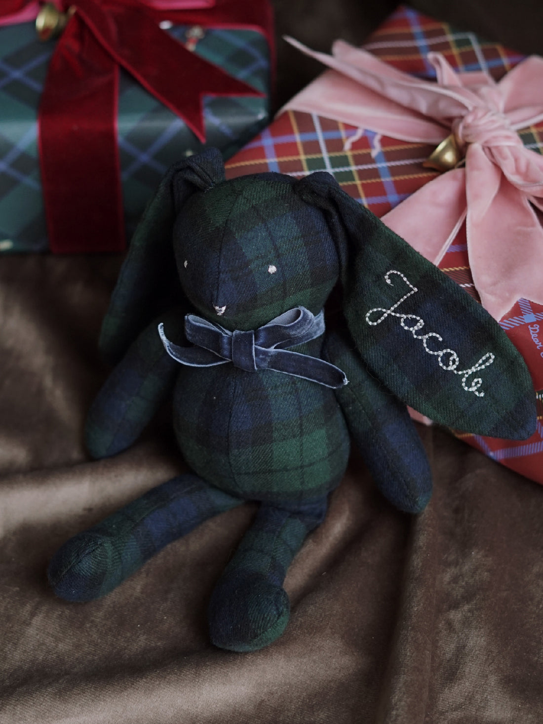 Holiday Tartan Bunny