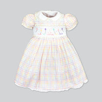 Anniversarie Dress in Rainbow Gingham