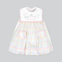 Confetti Dress in Rainbow Gingham