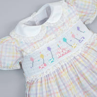 Anniversarie Dress in Rainbow Gingham