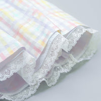 Anniversarie Dress in Rainbow Gingham