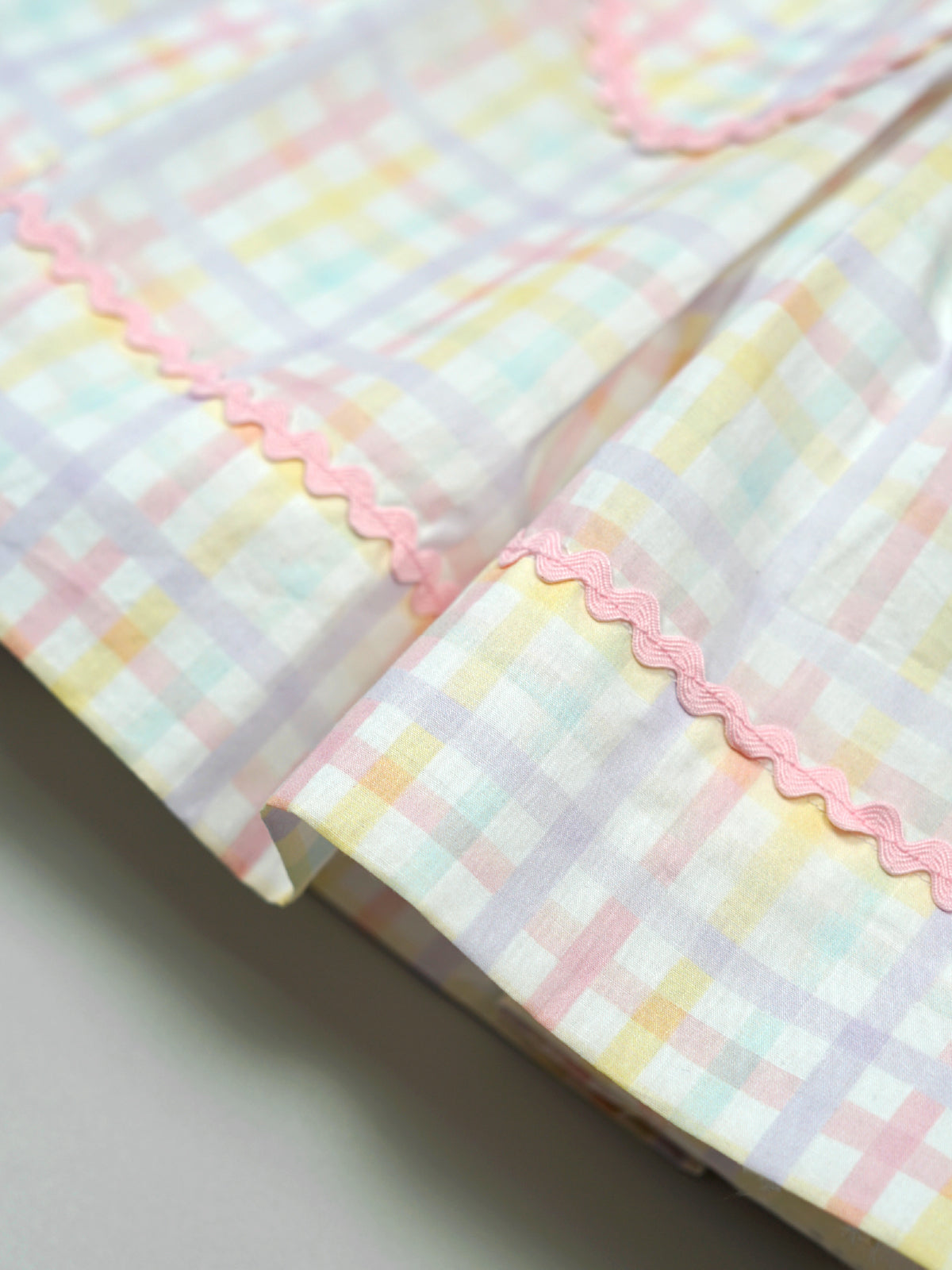 Confetti Dress in Rainbow Gingham