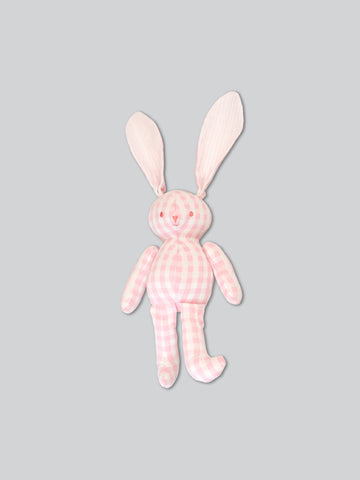 Pink Gingham Bunny