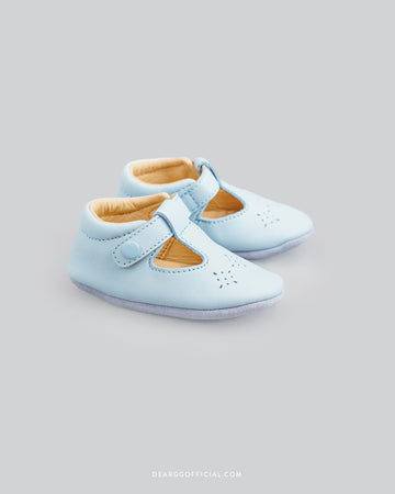 Cambridge Shoes in Baby Blue (Defect)