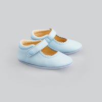 Abbey Shoes in Baby Blue (Defect)