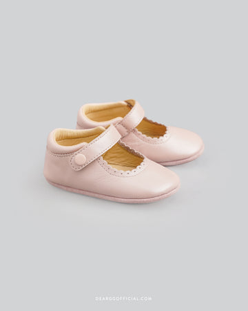 Abbey Shoes in Baby Pink (Defect)