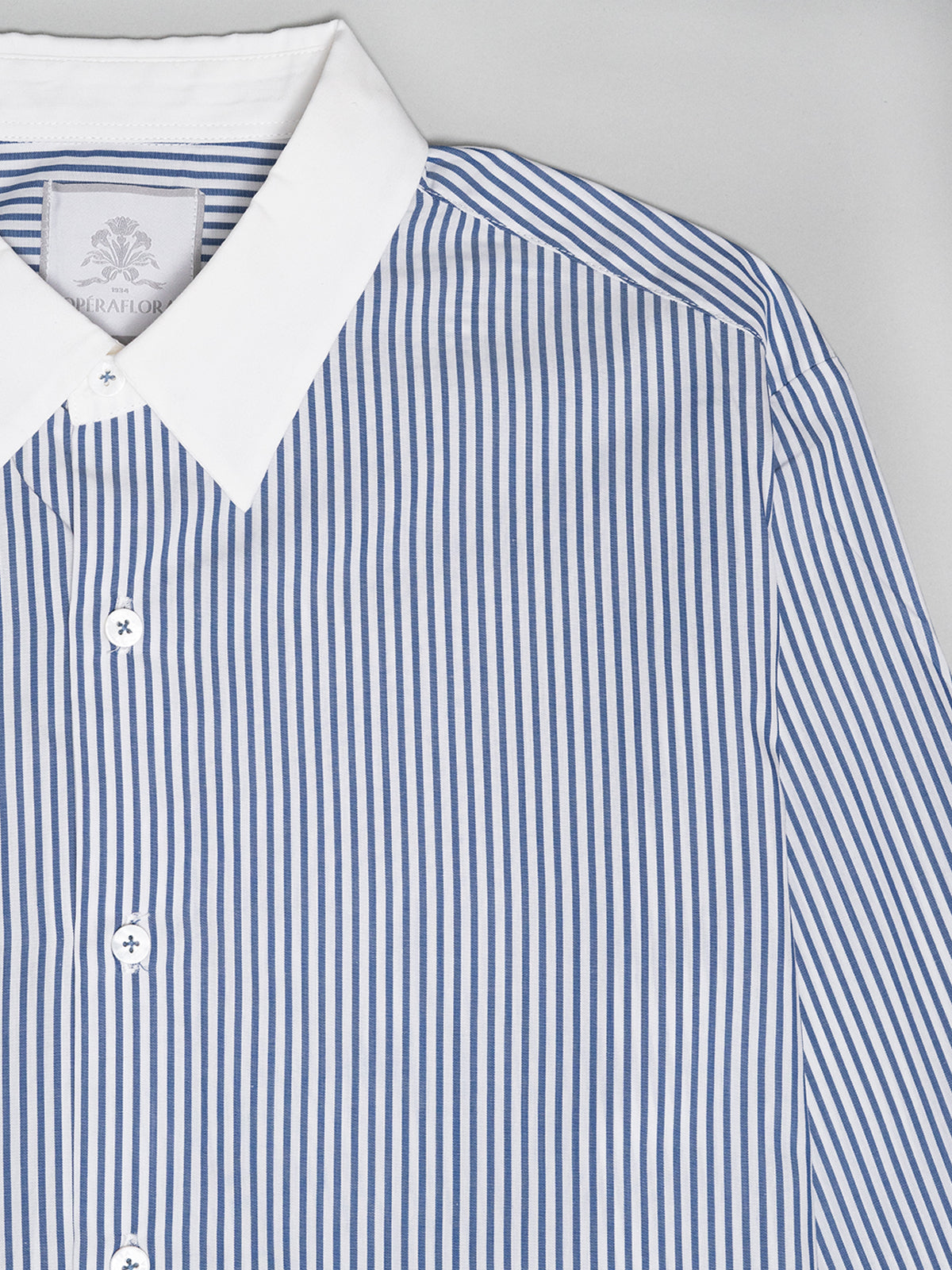 The Gentleman Shirt in Marine Stripes