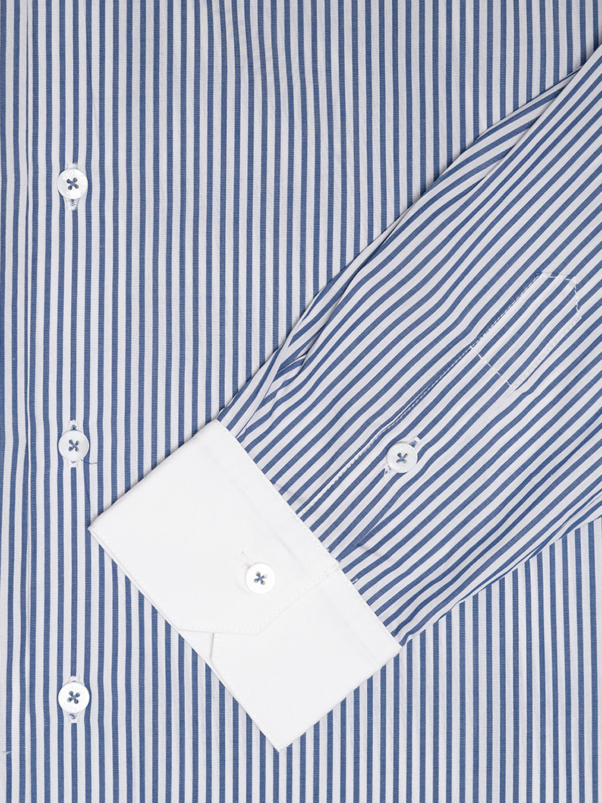 The Gentleman Shirt in Marine Stripes