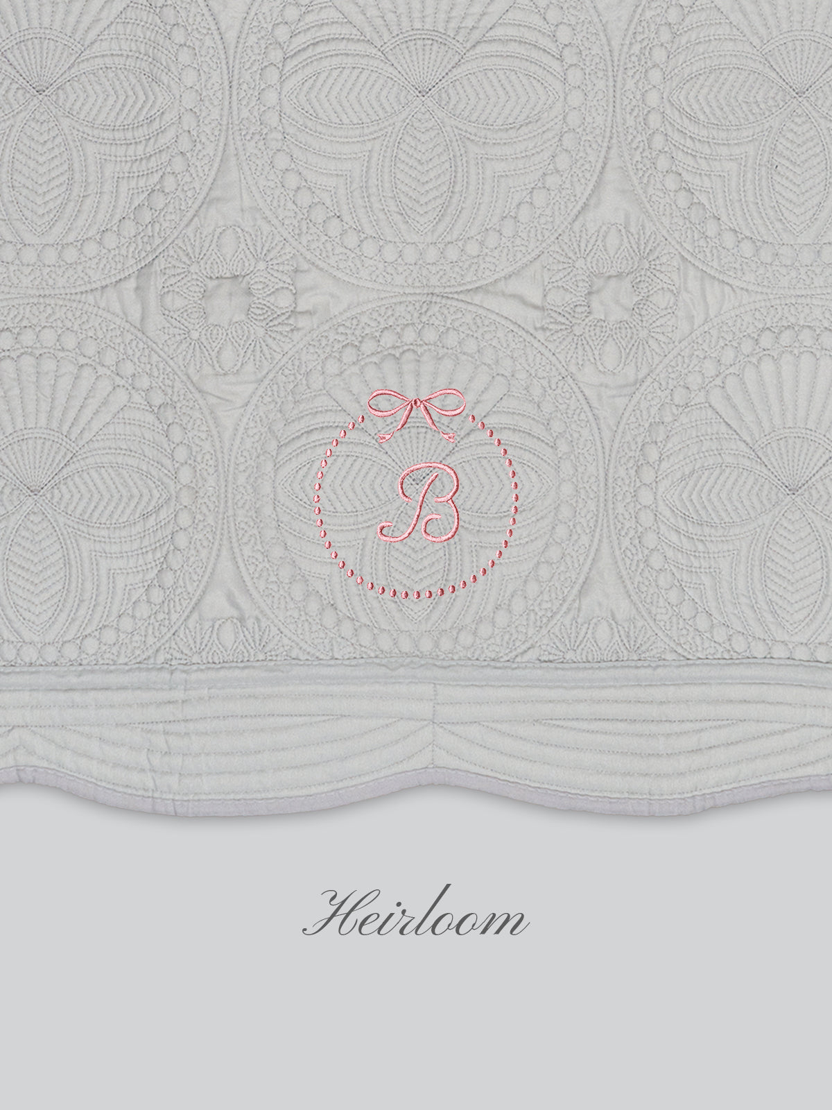 Heirloom Blanket in Charcoal Grey