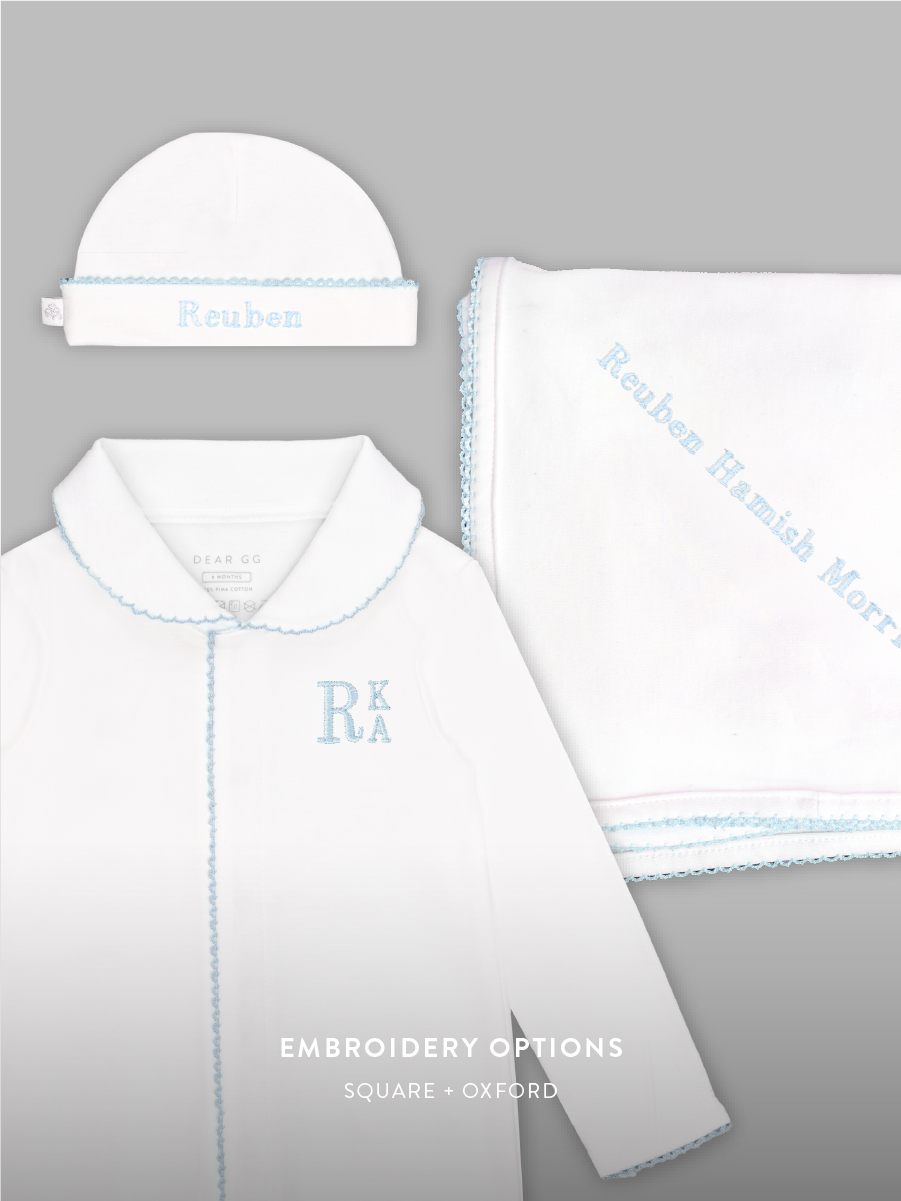 Signature Homecoming Bundle in Baby Blue Trims