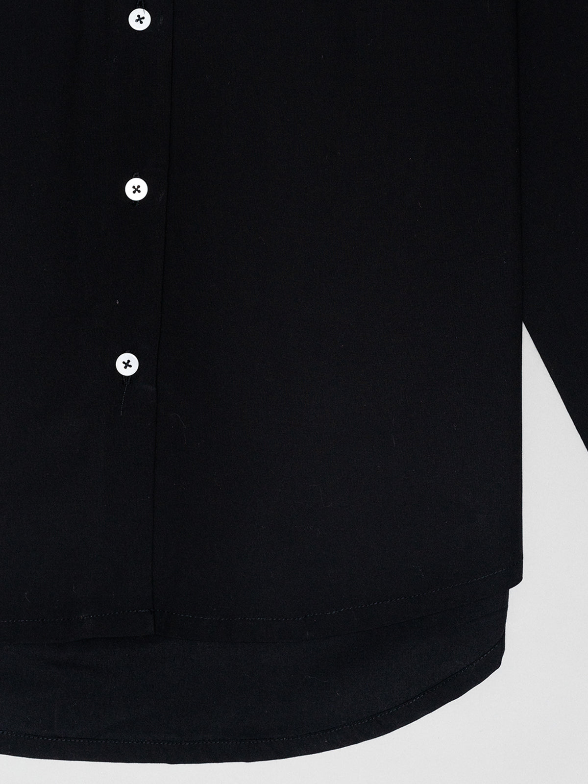 The Madam Shirt in Jet Black