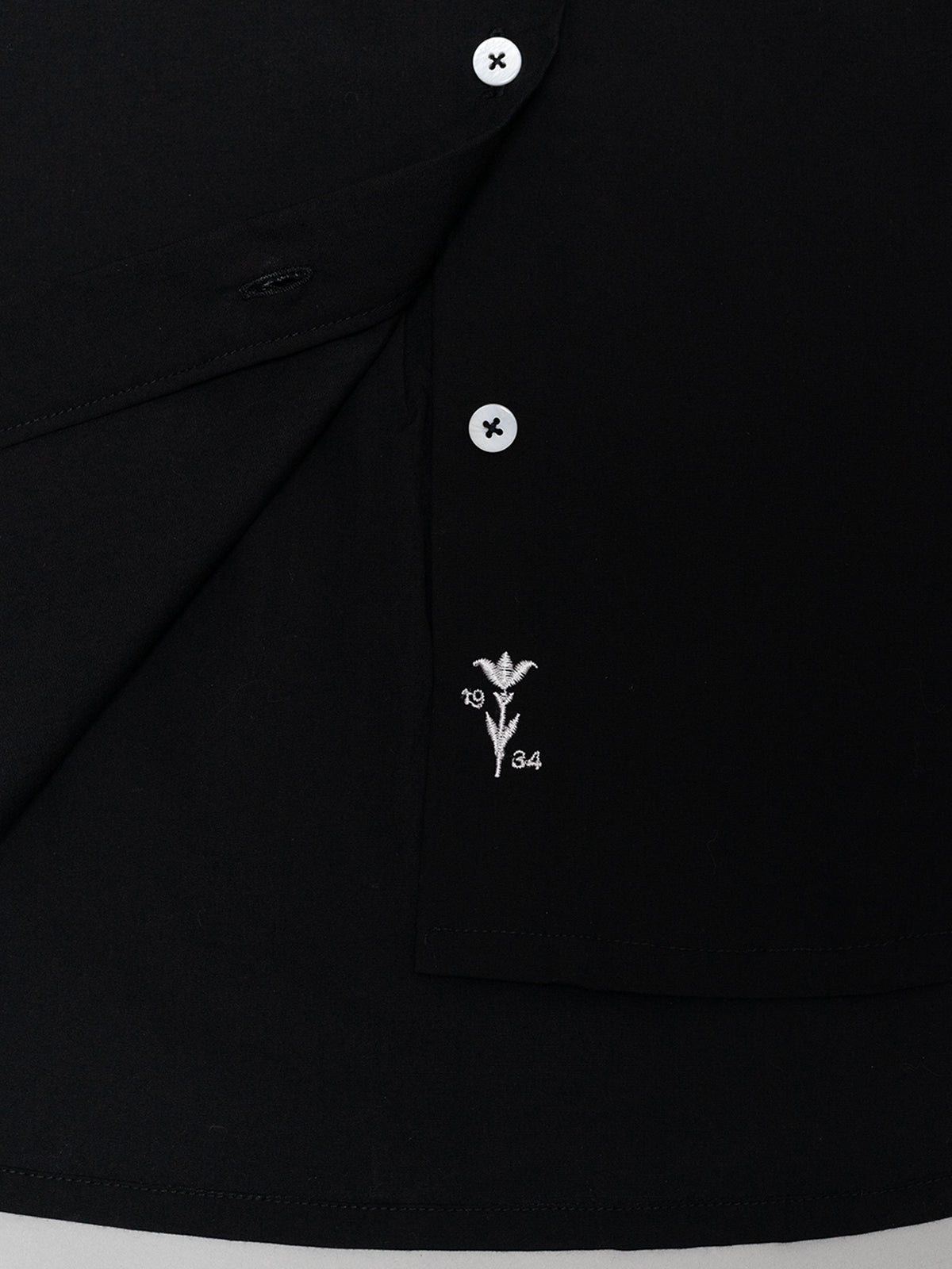 The Madam Shirt in Jet Black