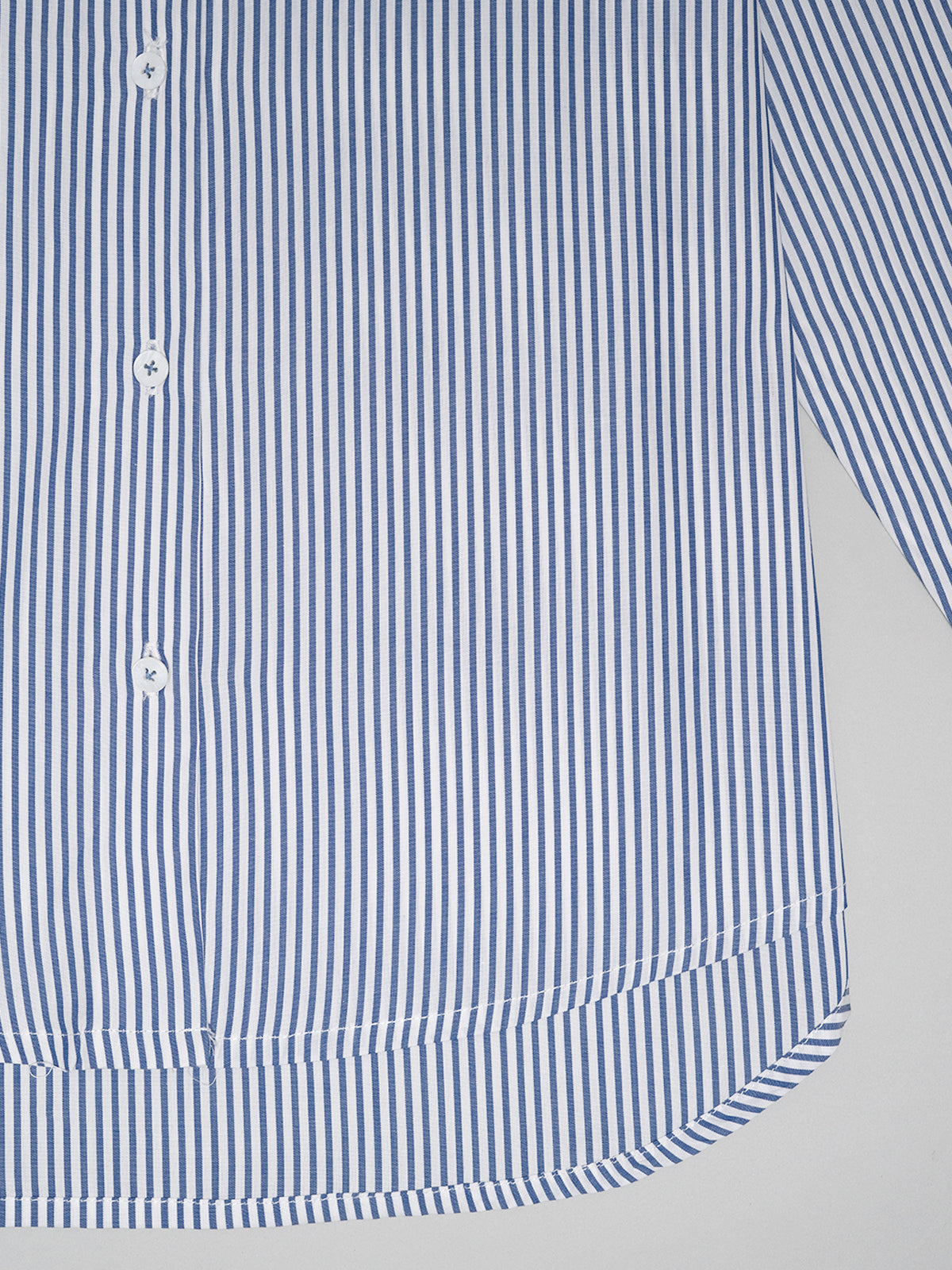 The Madam Shirt in Marine Stripes