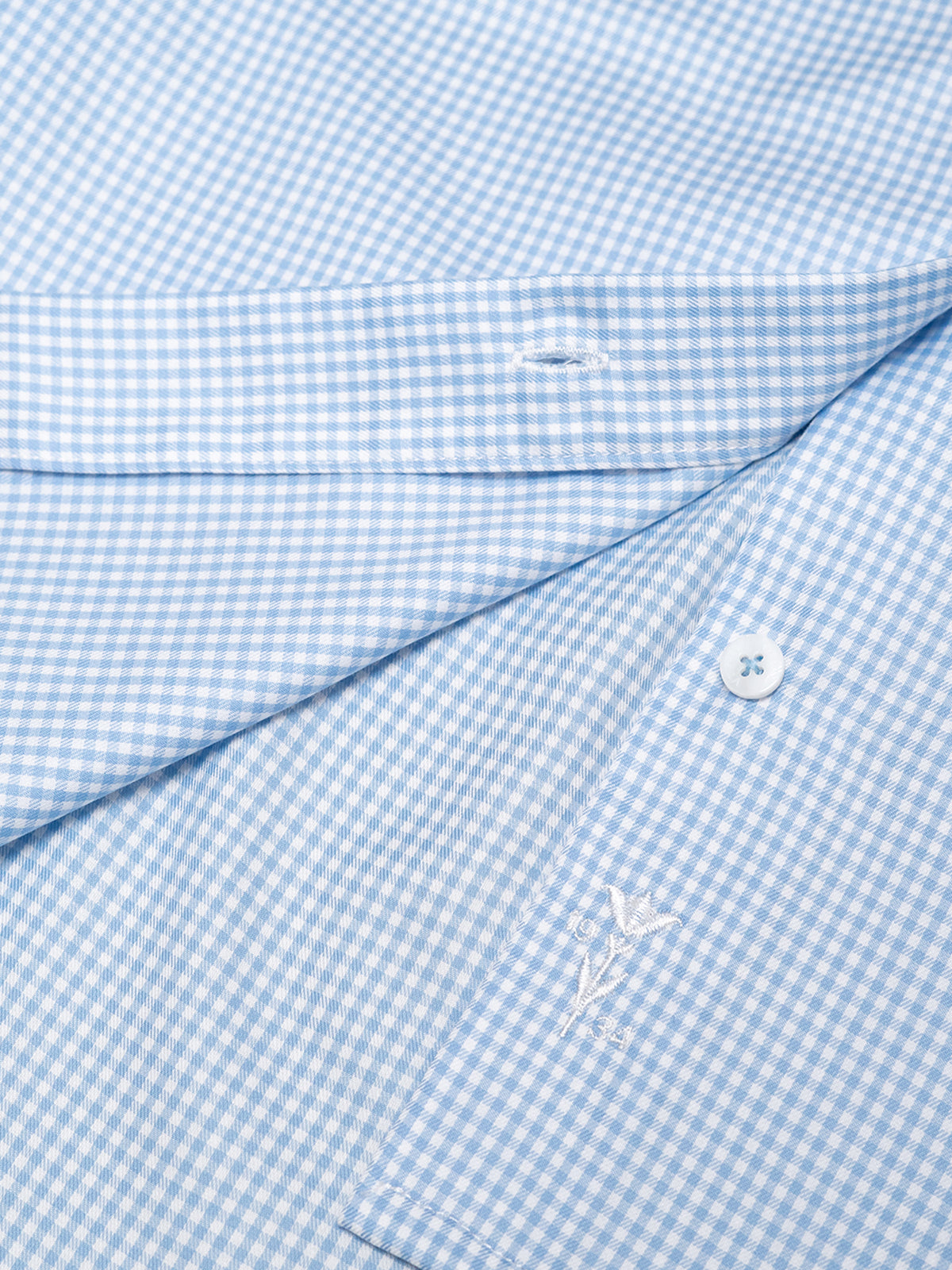 The Madam Shirt in Picnic Blue