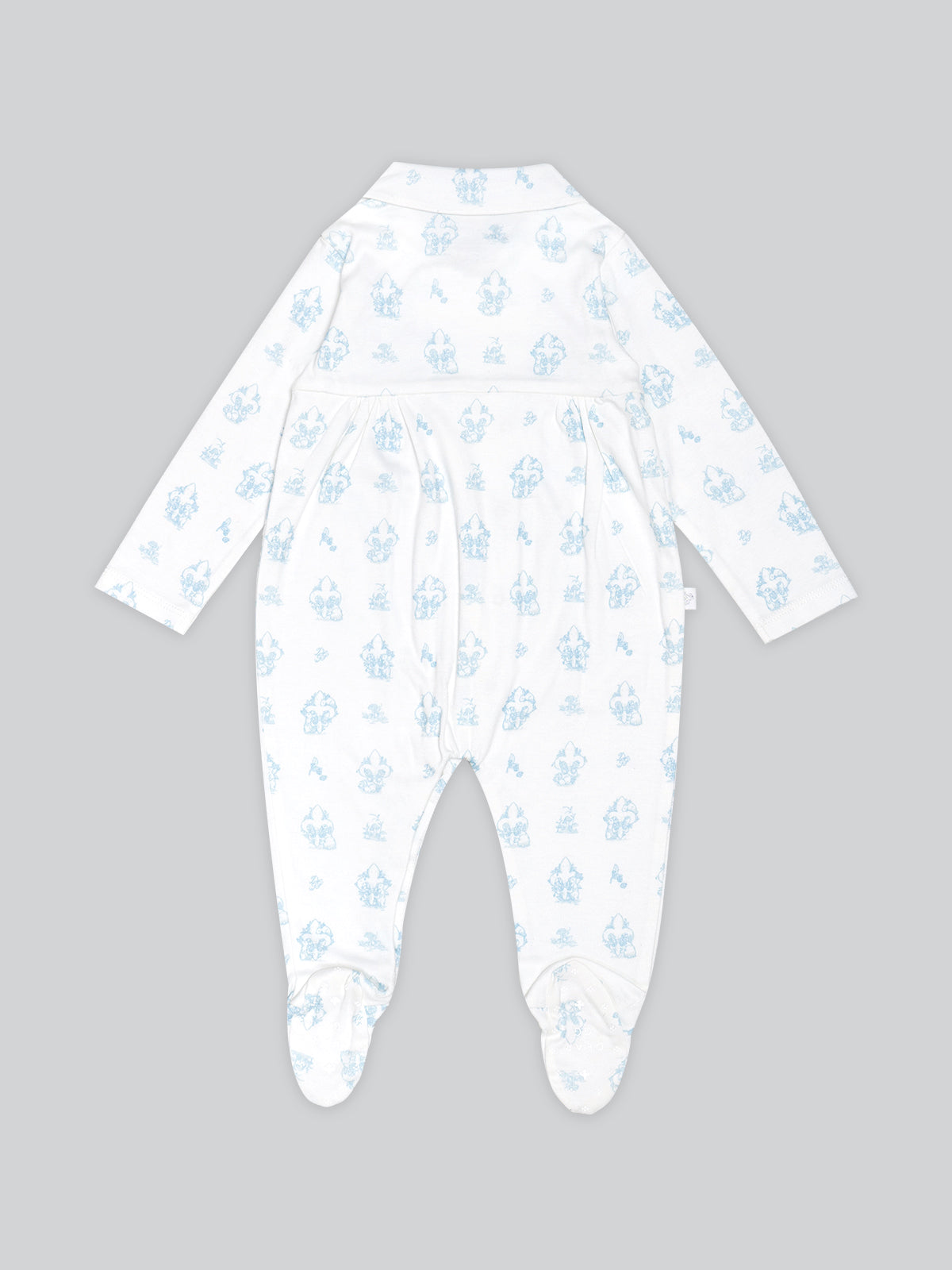 Novelty Double-Breasted Sleepsuit in Blue