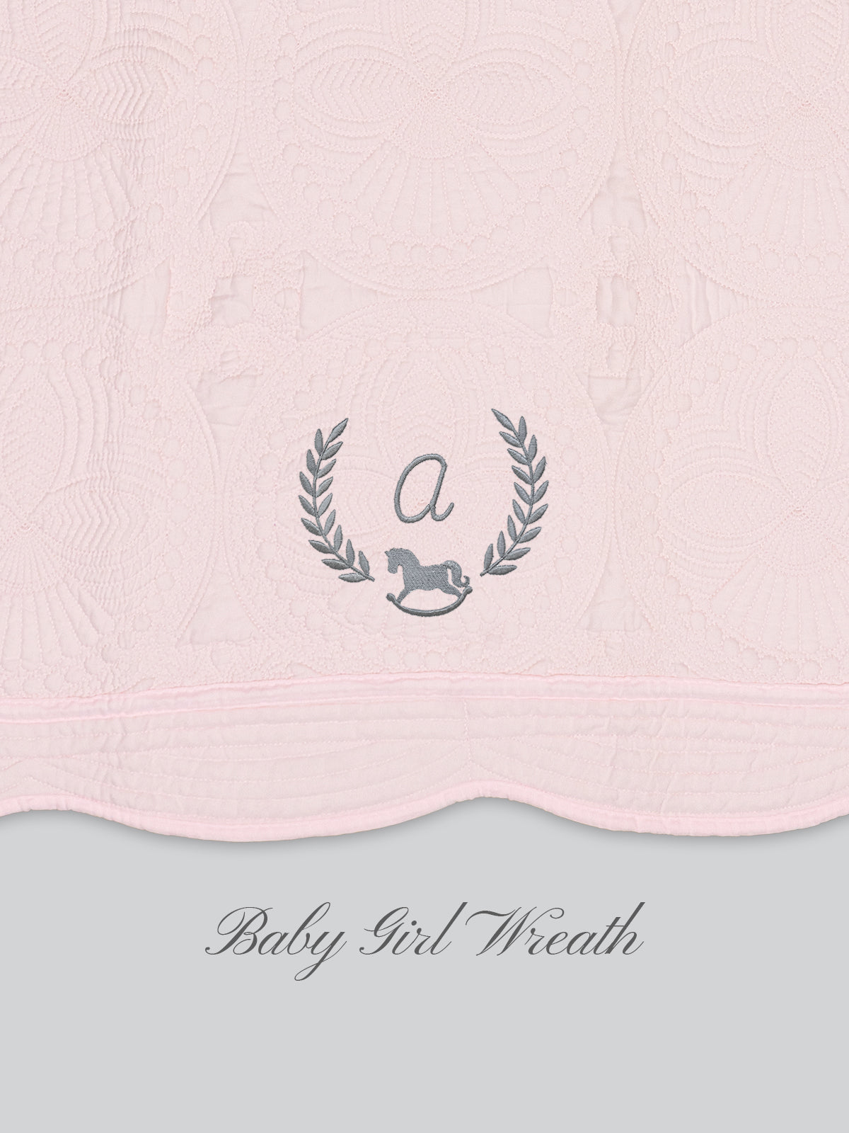 Heirloom Blanket in Blush Pink