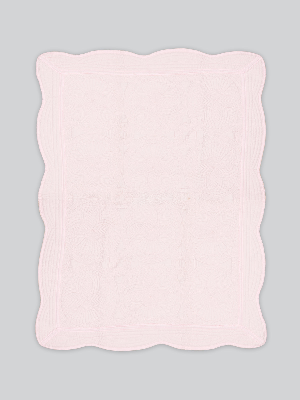 Heirloom Blanket in Blush Pink
