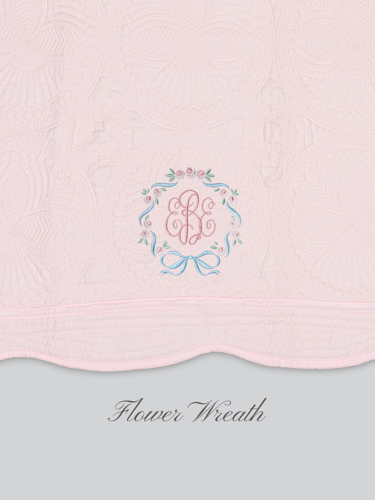 Heirloom Blanket in Blush Pink