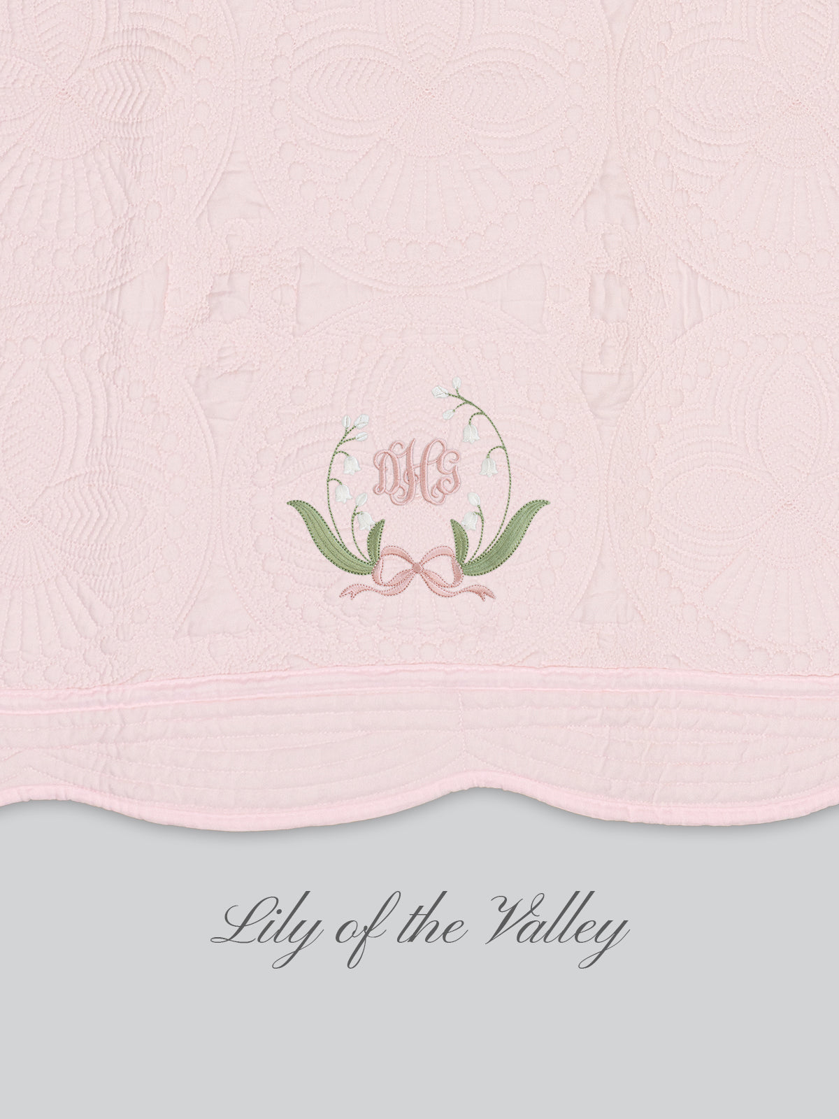 Heirloom Blanket in Blush Pink