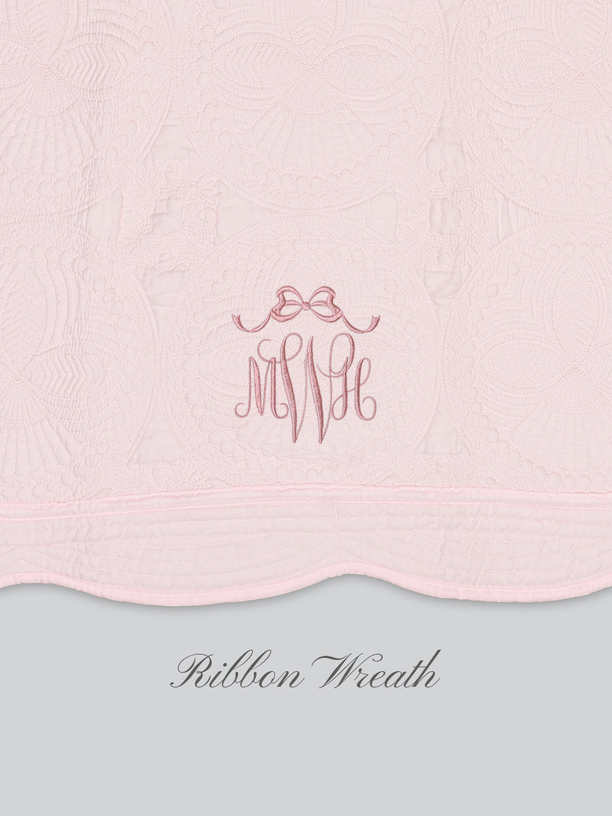 Heirloom Blanket in Blush Pink