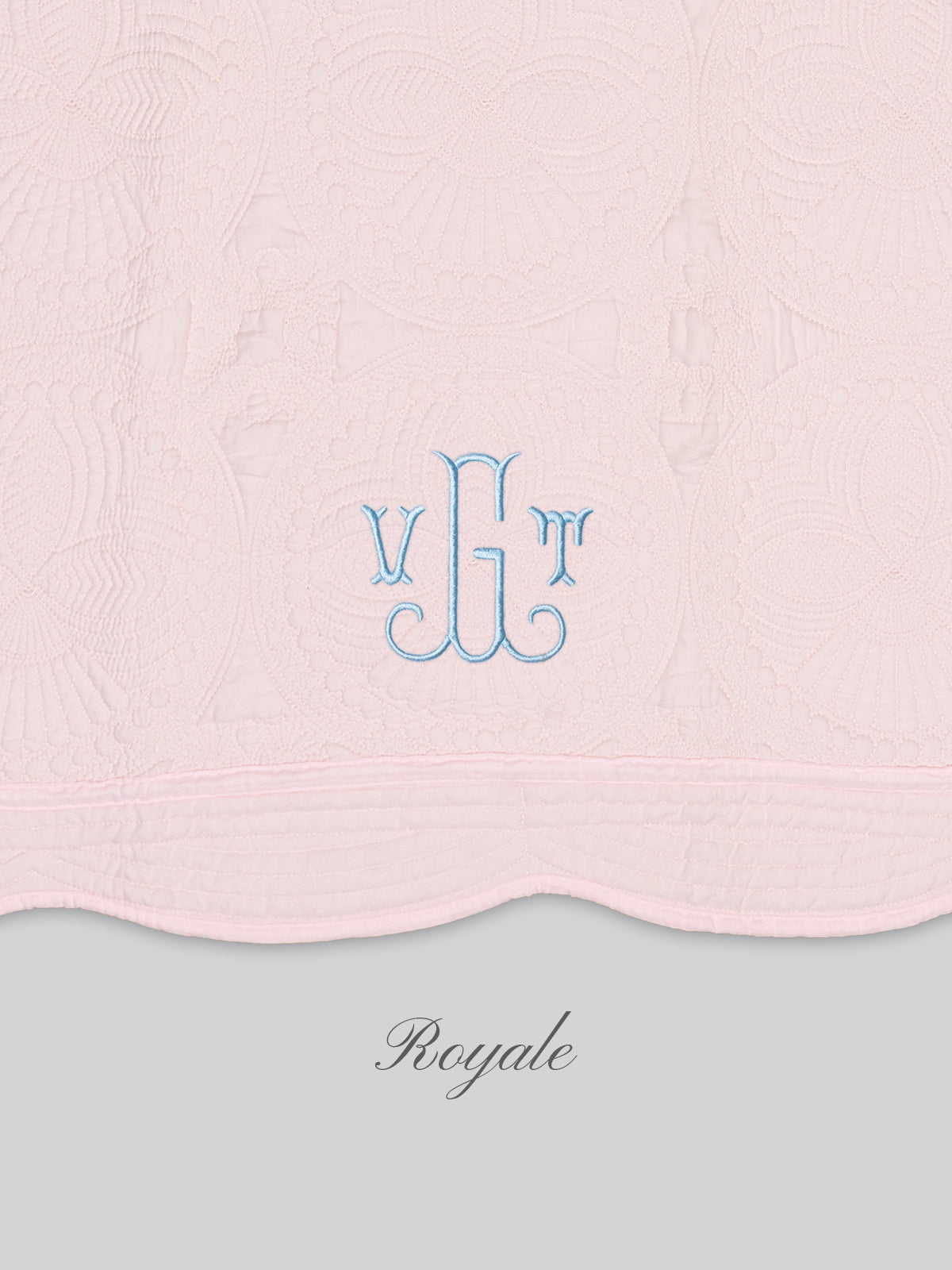 Heirloom Blanket in Blush Pink
