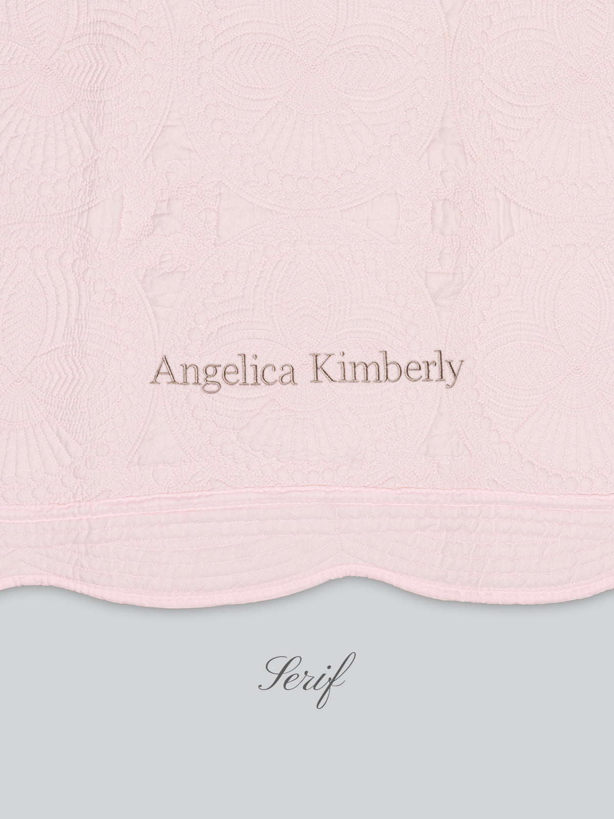 Heirloom Blanket in Blush Pink