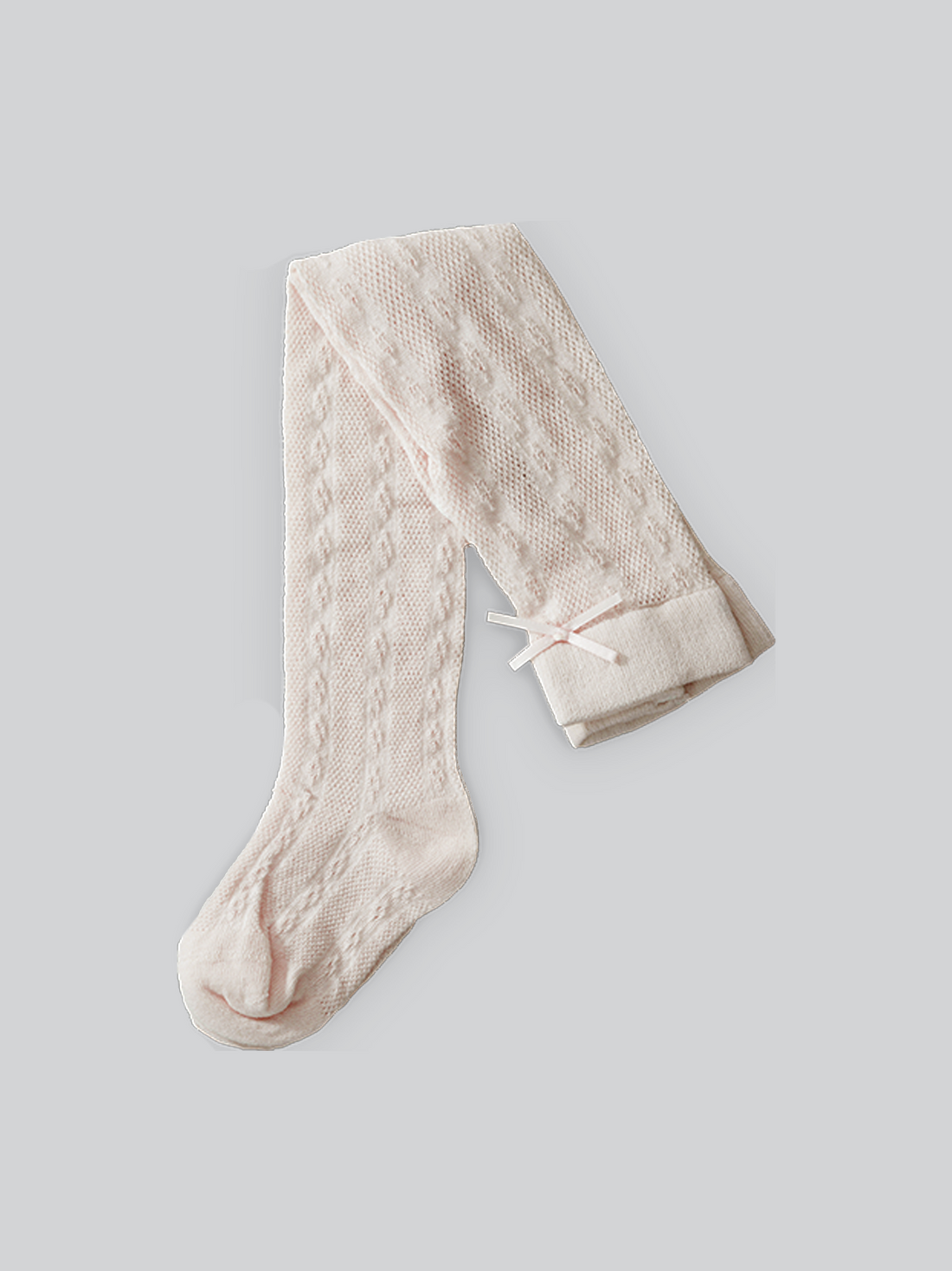 Baby Bow Cotton Mesh Tights