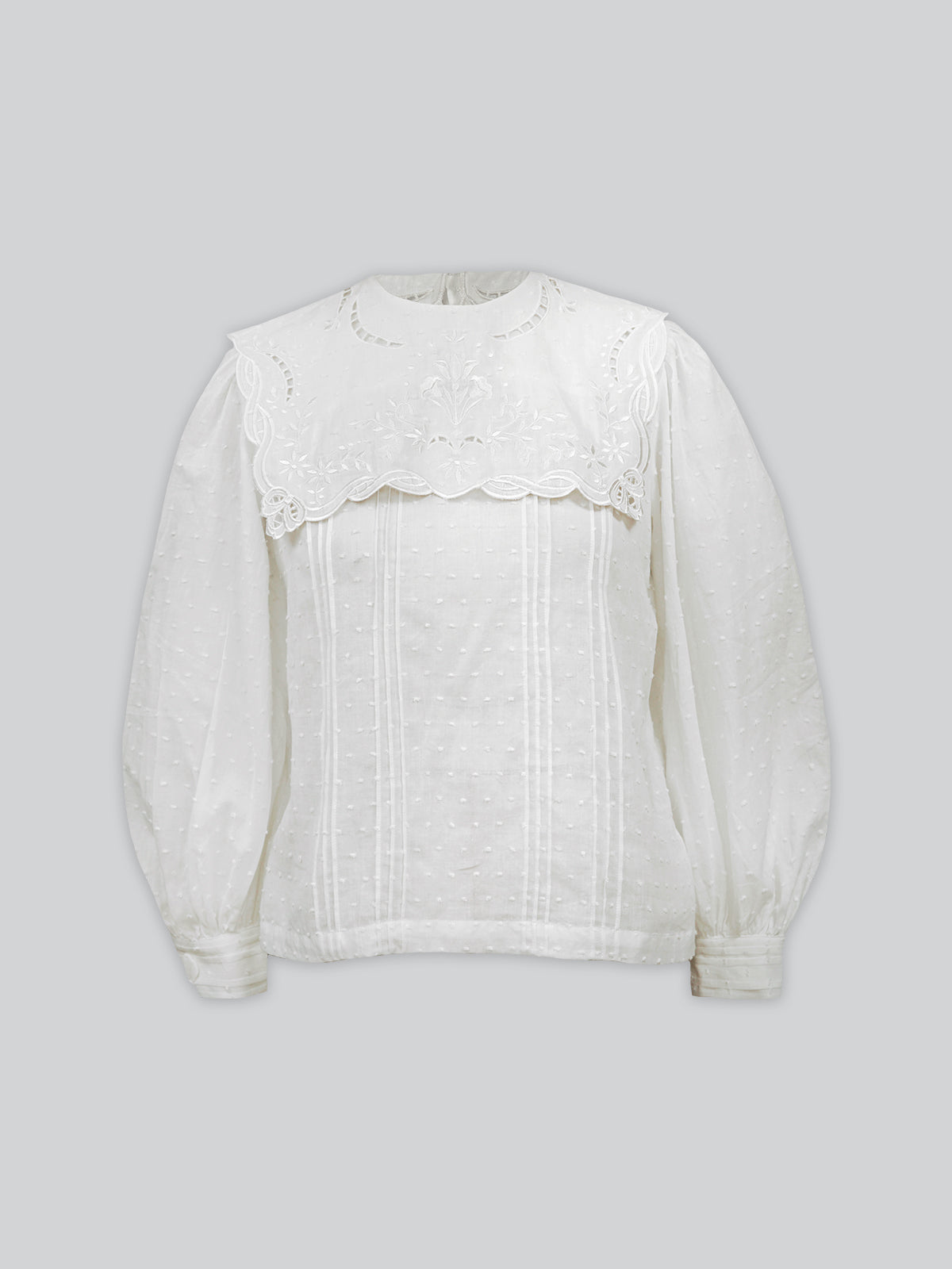 Rosalie Blouse in White - Opera Flora 1934