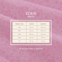 Eden Dress in Blush Pink