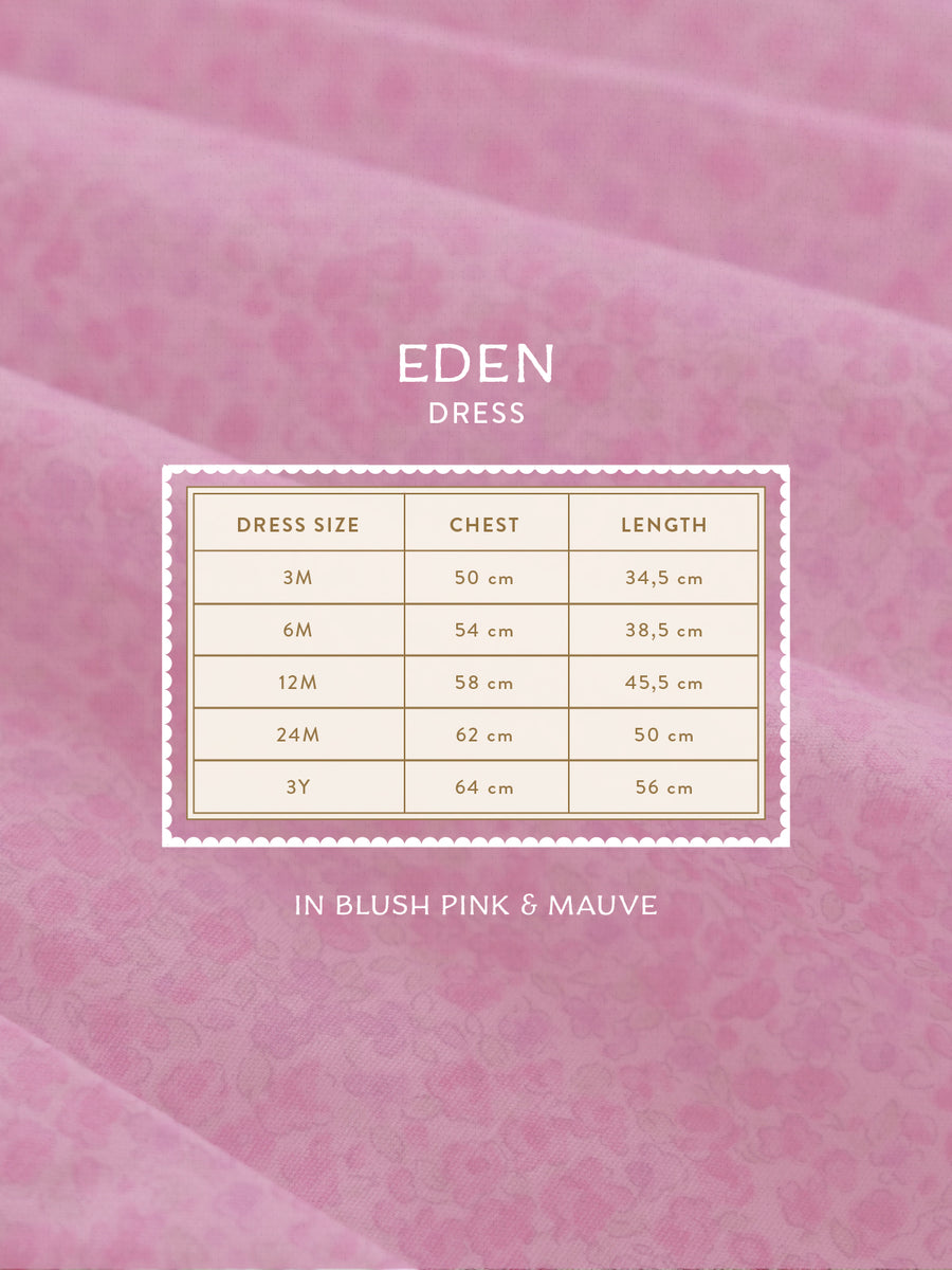 Eden Dress in Blush Pink