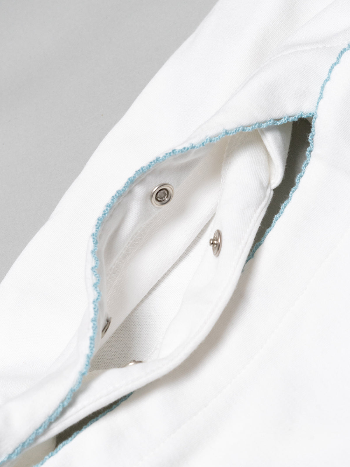 Signature Baby Sleepsuit In Baby Blue Trims
