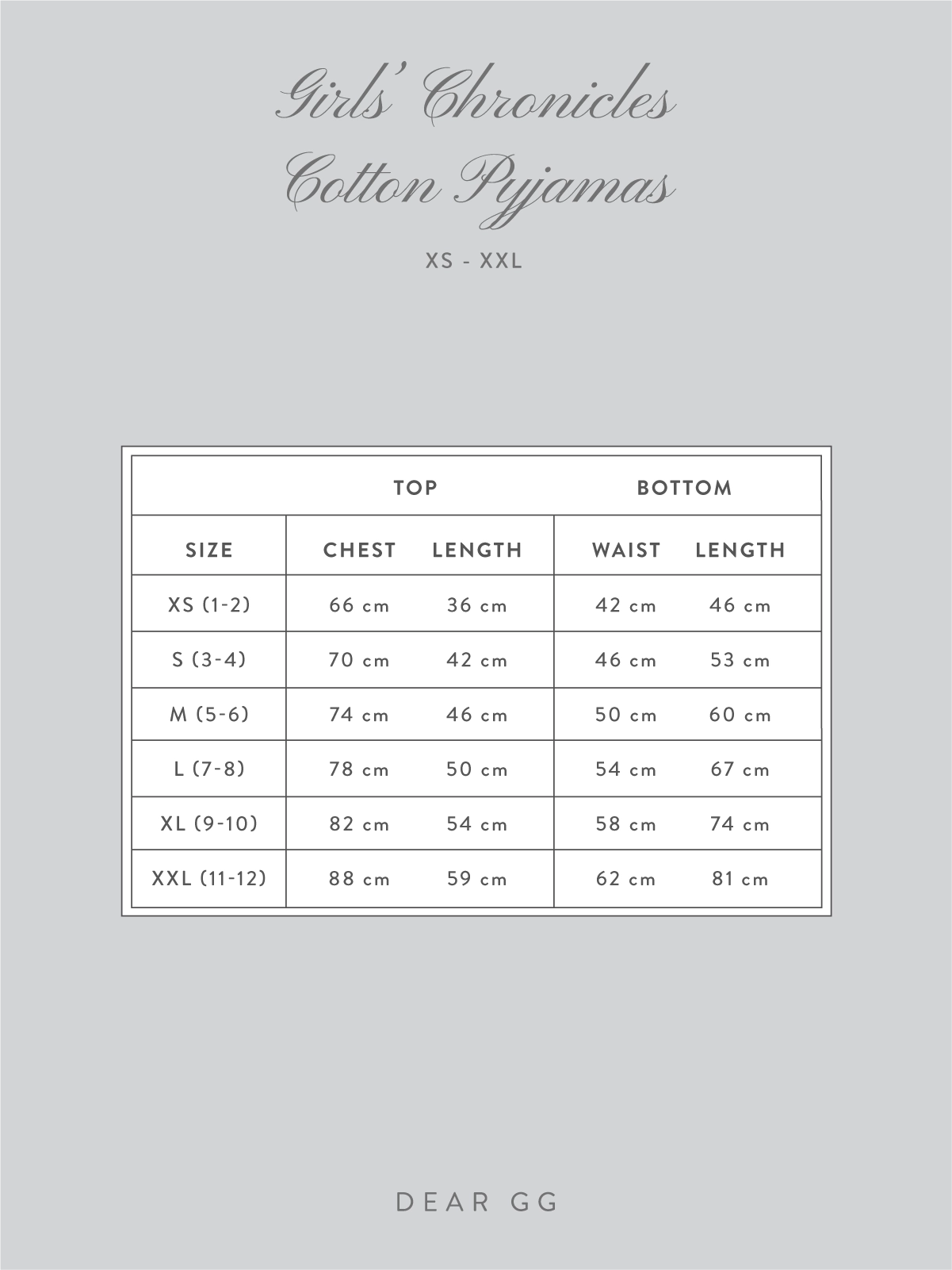 Girl&#39;s Chronicles Cotton Pyjamas