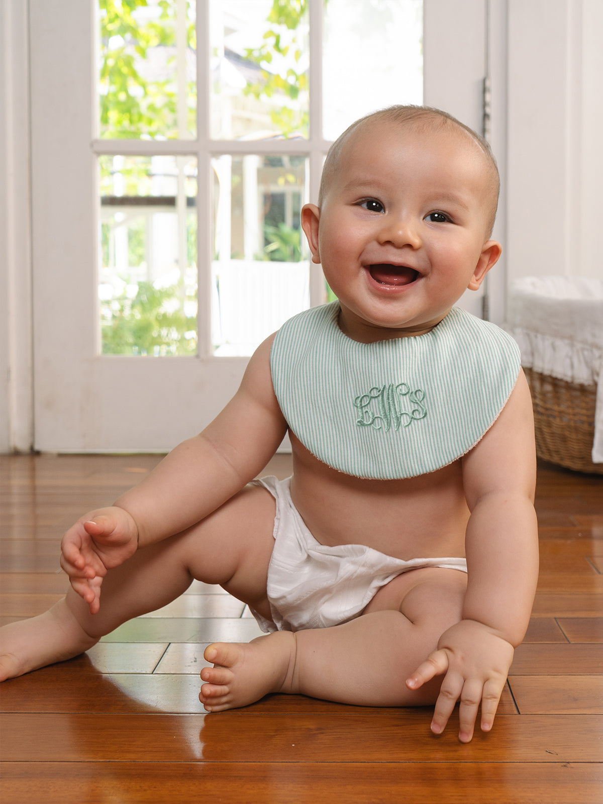 Soft Rounded Bib Bundle in Mint