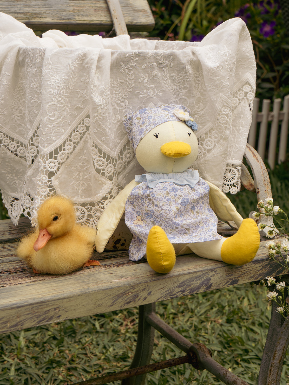 Summer Ducklings in Florals