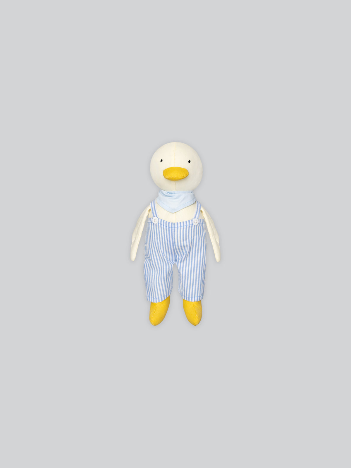 Summer Ducklings in Striped Overalls