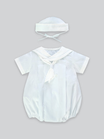 Fisher Romper in Baby Blue