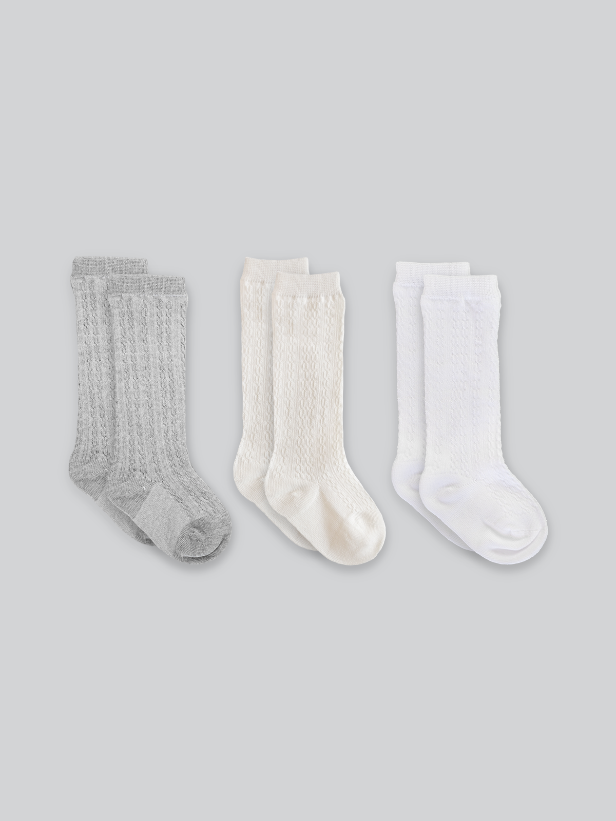 Textured No. 1 Cotton Knee-High Socks