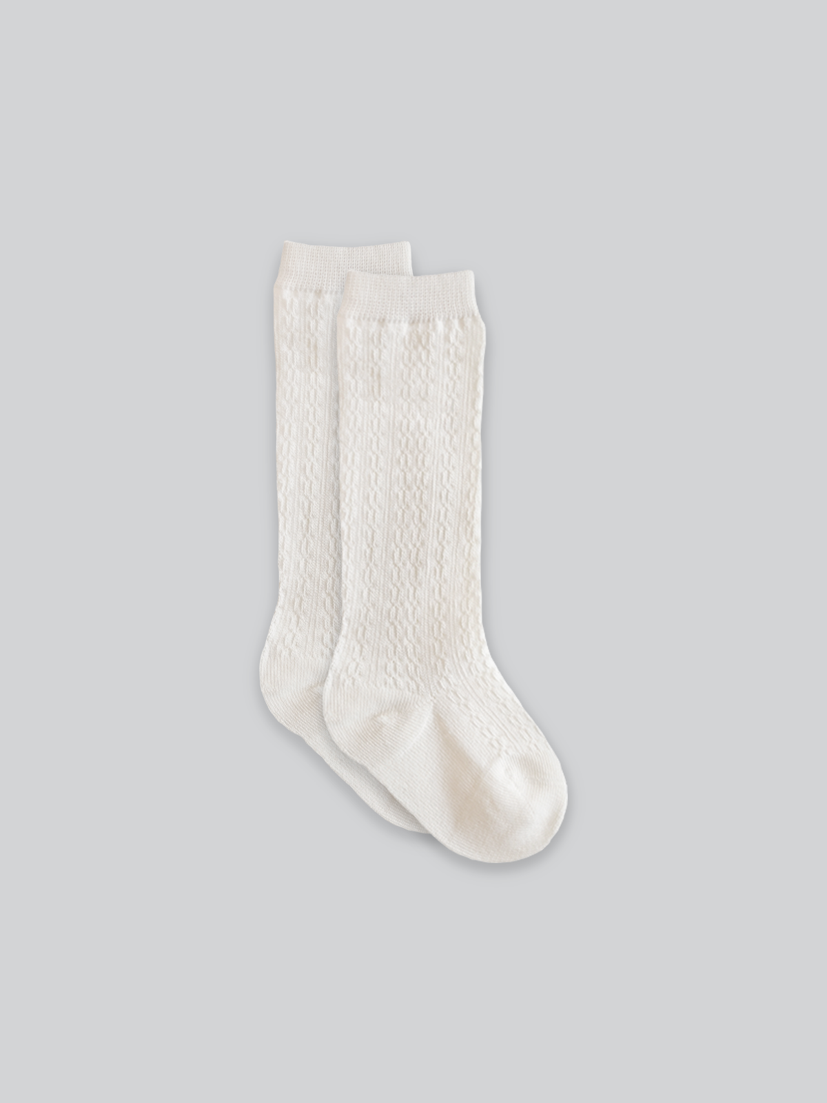 Textured No. 1 Cotton Knee-High Socks