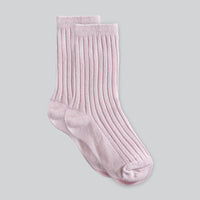 Cotton Ribbed Socks in Set of 3 - Pink Set