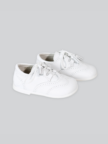 Bristol Shoes in White (Defect)