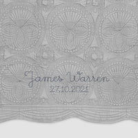 Heirloom Blanket in Charcoal Grey