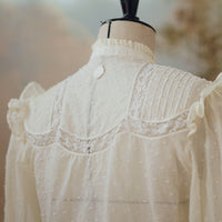 Wisteria Lace Dotted Blouse
