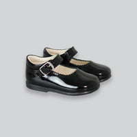 Hampton Shoes in Black Patent Leather